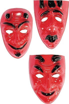 Carnival Toys: 208 - Maschera Diavolo Serigrafato In Plastica (Assortimento)