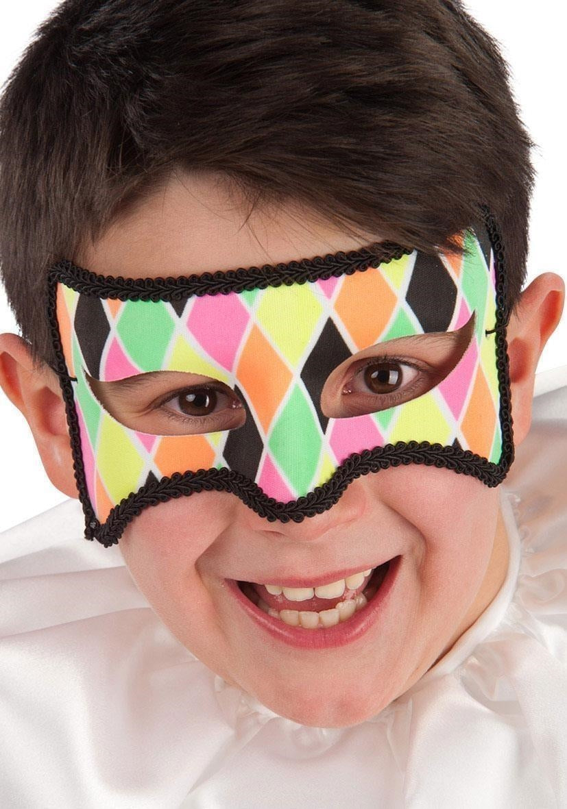 Carnival Toys: 1669: Maschera Arlecchino In Tessuto