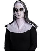 Maschera Suora Horror In Fingomma Con Cappuccio Con Cav.