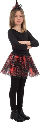 Carnival Toys: 3422: Tut Bimba Nero C/Ragnatele Rosse L. Cm. 30 Ca. T.U. In Busta C/Cav.