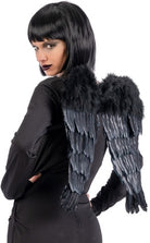 Carnival Toys: Ali Nere In Piuma H.Cm.50X45 Ca. In Busta Con Cavallotto