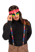 Carnival Toys: Set Hippie (Occhiali, Bretelle, Fascia Per Capelli) Su Cartoncino