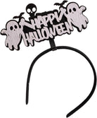Carnival Toys: Cerchietto Happy Halloween Bianco In Feltro Su Cartoncino