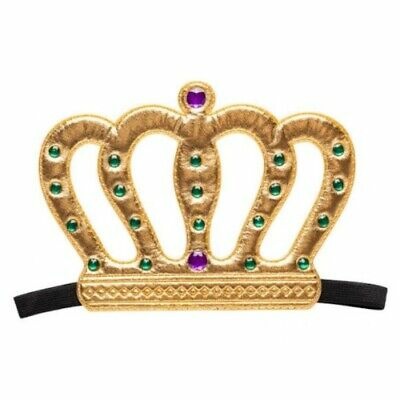 Carnival Toys: Corona Re Oro C/Gemme In Tessuto In Busta C/Cav.