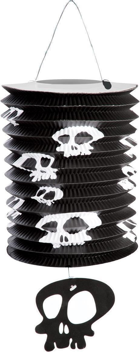 Carnival Toys: 4103: Lanterna In Carta C/ Teschi Diam. Cm. 15 H.Cm.30 Ca.