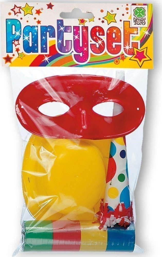 Carnival Toys: 4494: Party Set (1 Cappellino, 1 Domino, 1 Stella, 1 Tromba)