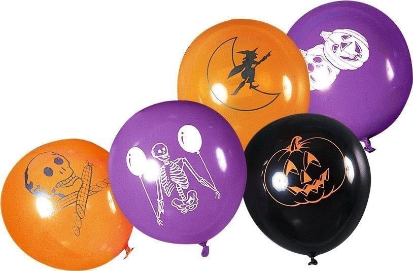 Carnival Toys: 5230: 8 Palloncini Halloween Diam.Cm.30 Ca.