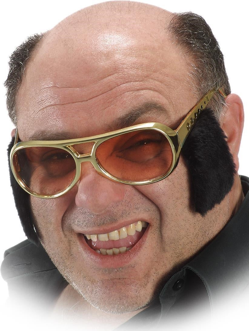 Carnival Toys: 5358: Occhiali Elvis Oro C/Basette