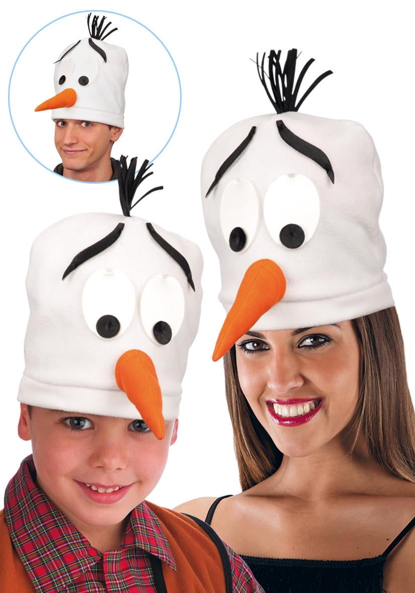 Carnival Toys: 5474: Cappello Pupazzo Di Neve In Pile T.U.