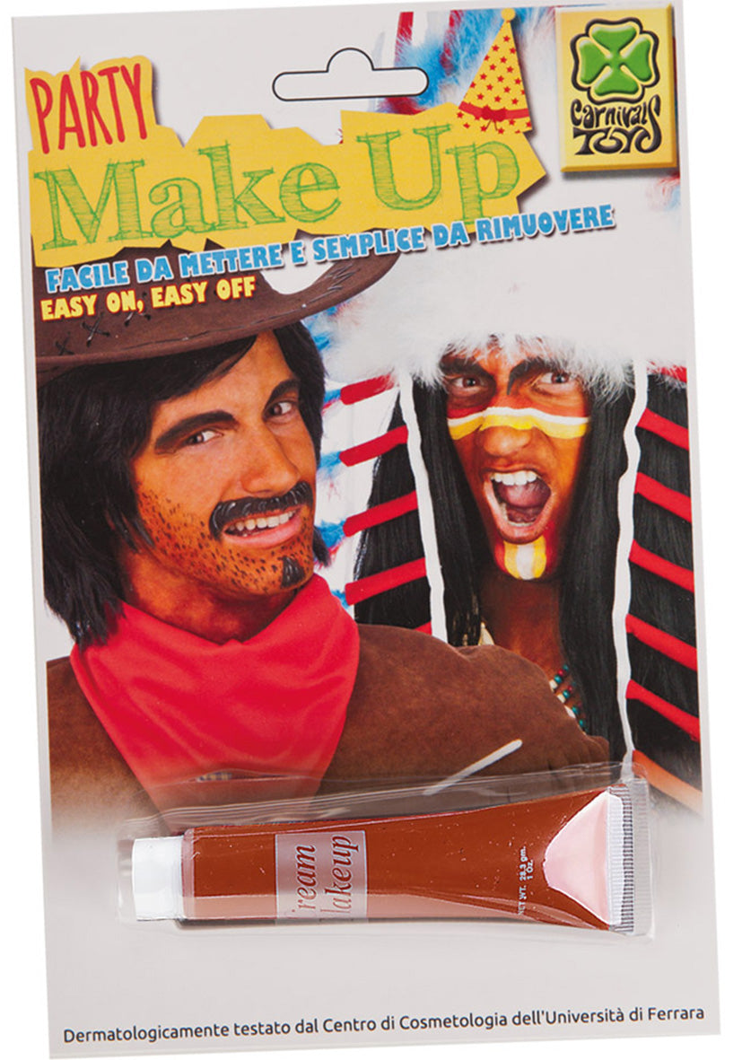 Carnival Toys: 7279: Tubetto Fondotinta Marrone Gr.28,3 Ca.