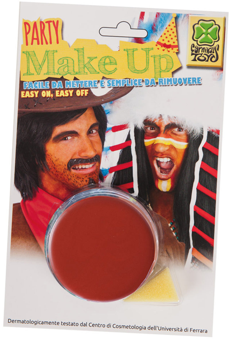 Carnival Toys: 7366: Vasetto Fondotinta Marrone Gr.10 Ca.