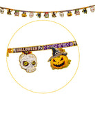 Carnival Toys: 8478: Festone Halloween In Carta C/Glitter L.Cm.270 Ca.