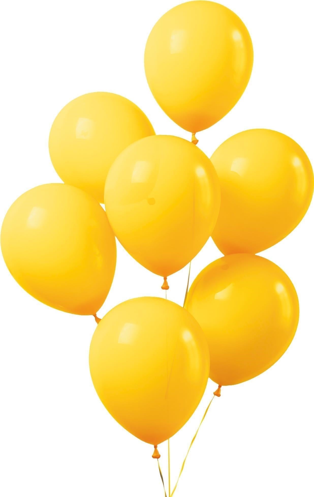 Carnival Toys: It 20 Palloncini Gialli Diam.Cm.26 In Busta C/Cav.