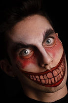 Carnival Toys: Cartella Tatuaggio Bocca Clown Horror In Busta Su Cartoncino