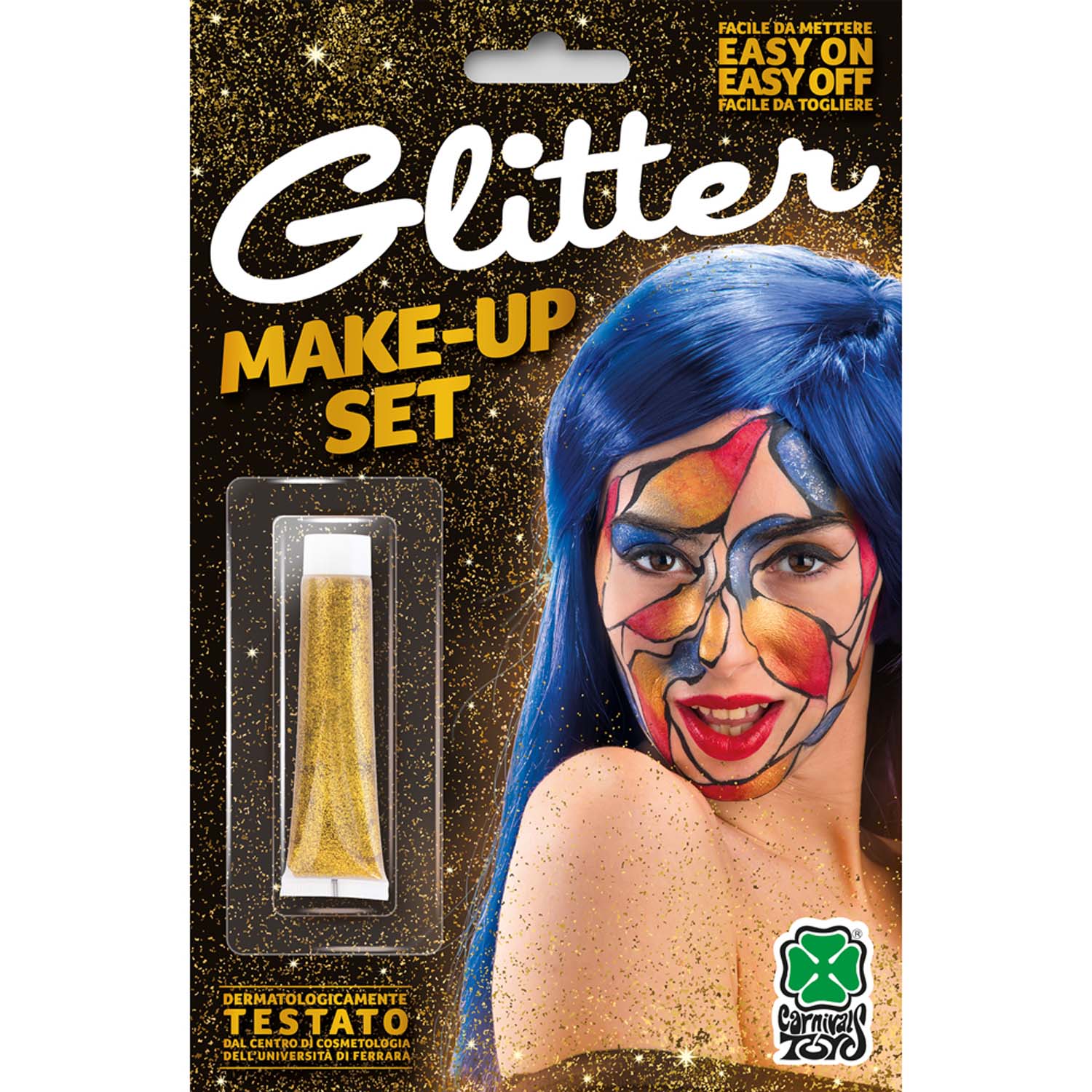 Carnival Toys: 9415: Tubetto Gel C/Glitter Oro Ml. 20 Ca. In Blister