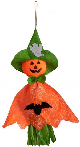 Carnival Toys: Fantasmino Zucca Dappendere Con Cappello H.Cm.44 Ca. Con Cartellino/Etichetta