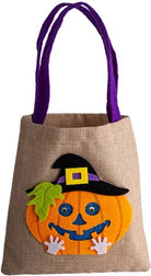 Carnival Toys: Borsina Halloween In Juta Con Zucca H.Cm.40X21 Ca. Con Cartellino/Etichetta