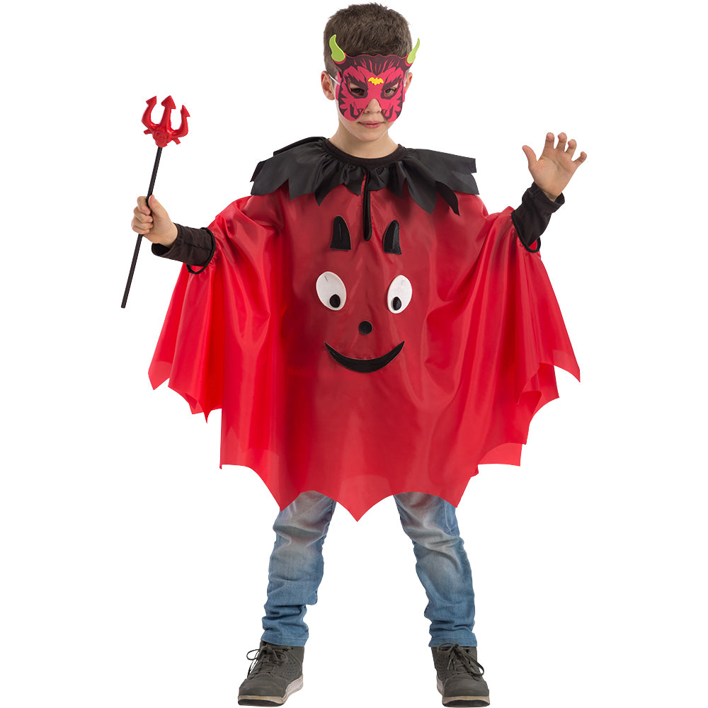 Carnival Toys: 22824: Mantello Diavolo In Taffetas L. Cm. 66 Ca. In Busta C/Gancio