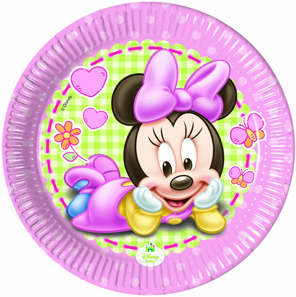 Disney: Baby Minnie - 8 Piatti 20 Cm