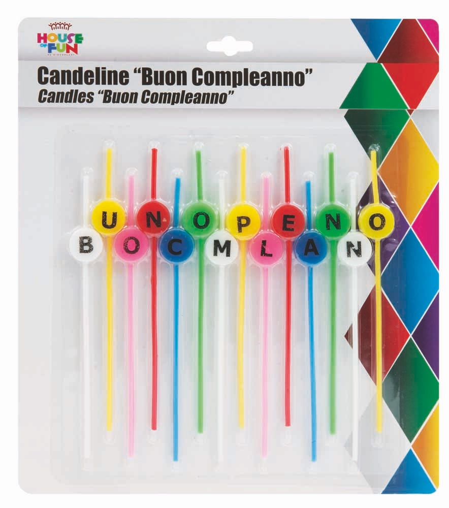 Giocoplast: Blister Candeline Buon Compleanno