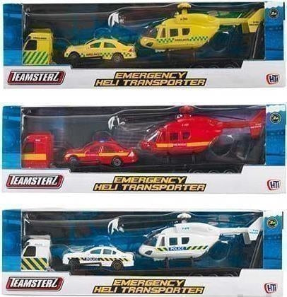 Teamsterz: Camion Trasporto Elicottero Die Cast (Assortimento)