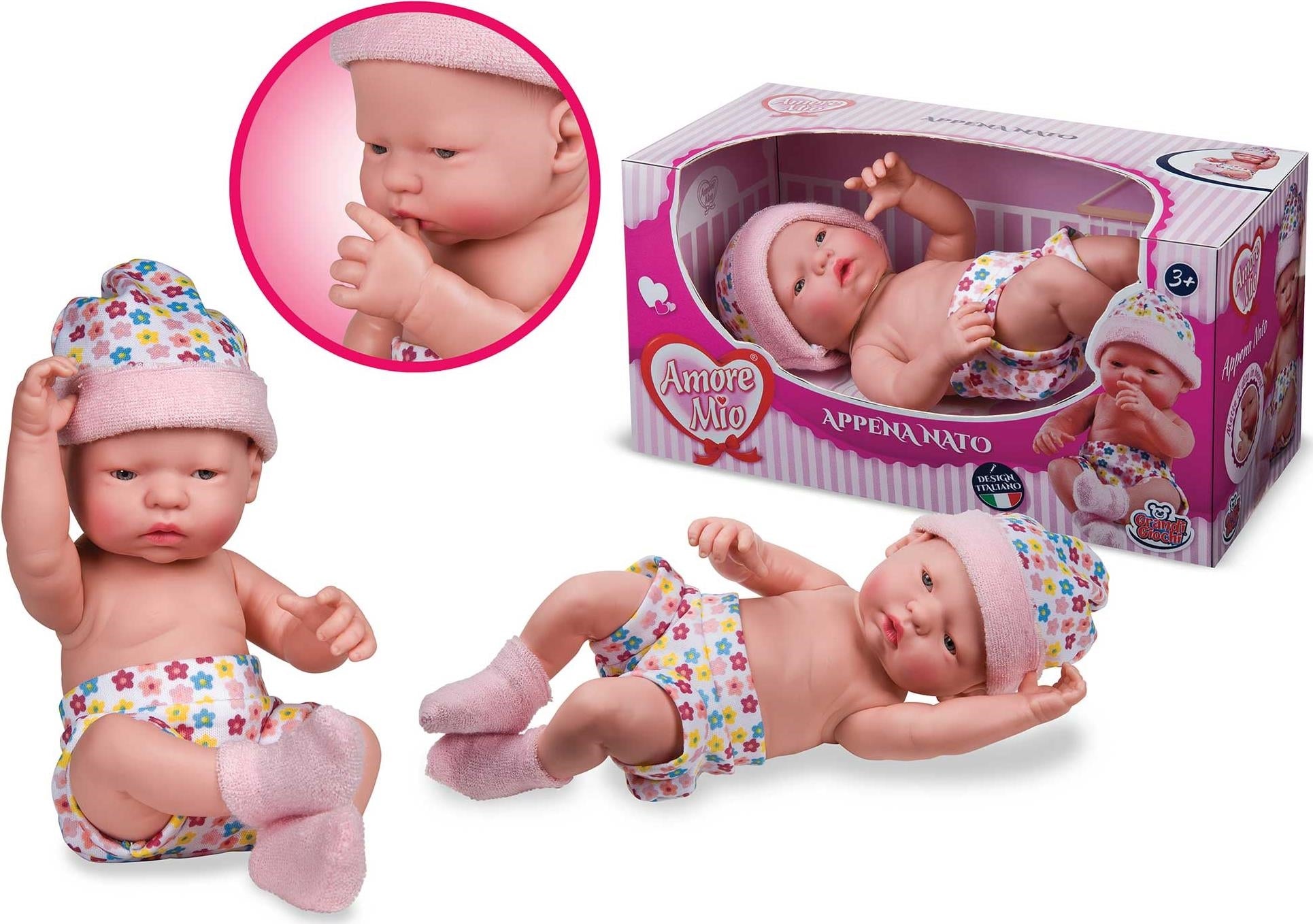 Grandi Giochi: Amore Mio - Bambola Neonato 24 Cm