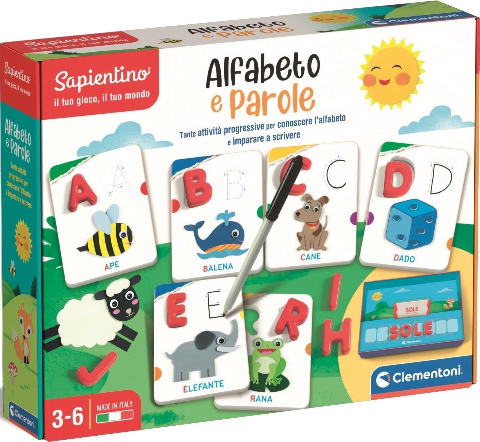 Clementoni: Sapientino Alfabeto E Parole Prodotto Riciclato Play For Future Per LAmbiente