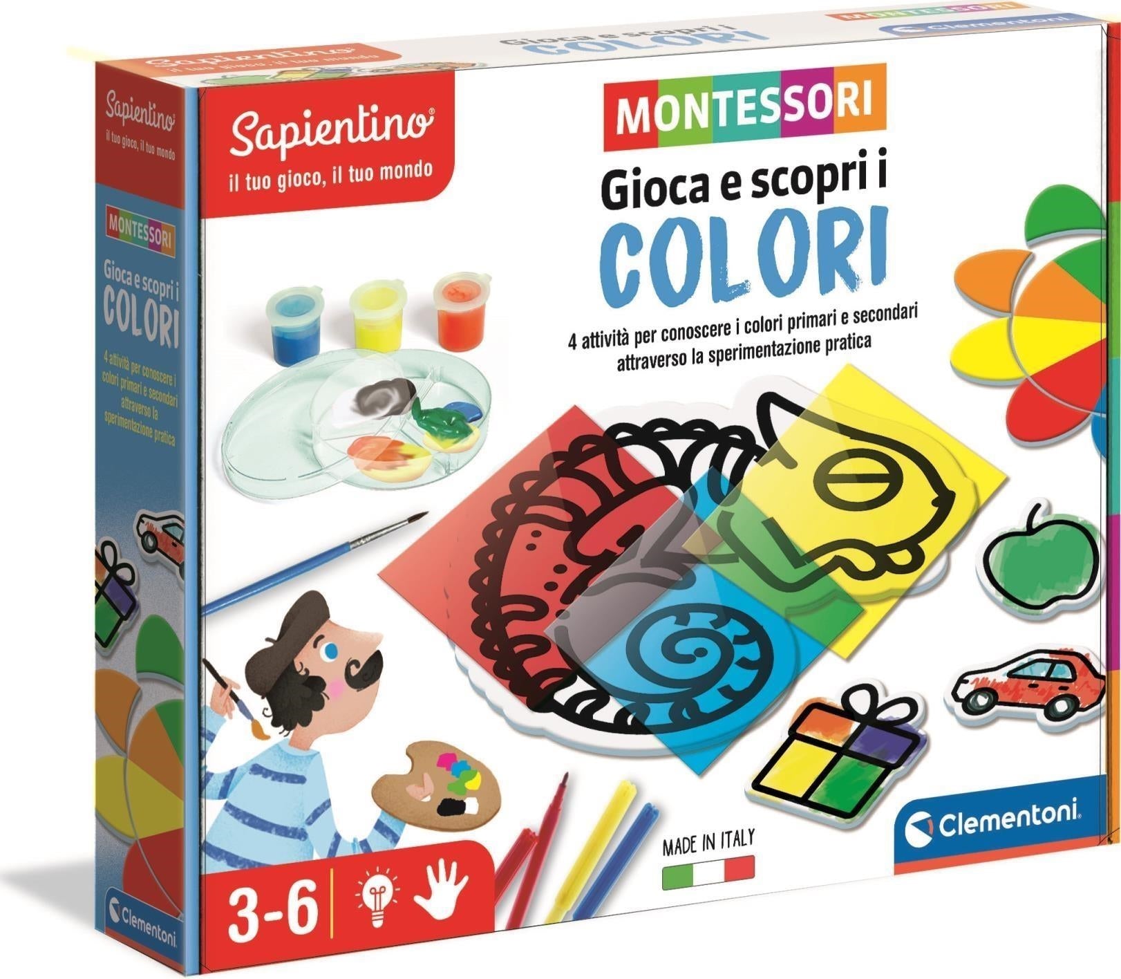 Clementoni: Sapientino Montessori - Gioca E Scopri I Colori