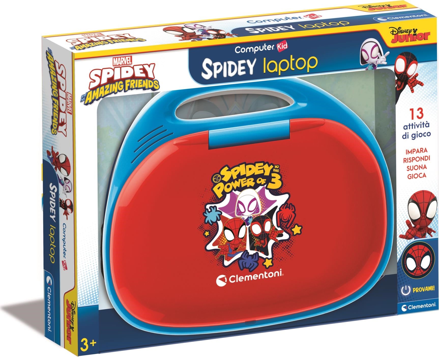 Marvel: Clementoni - Sapientino Elettronico - Spidey Laptop (3 +)