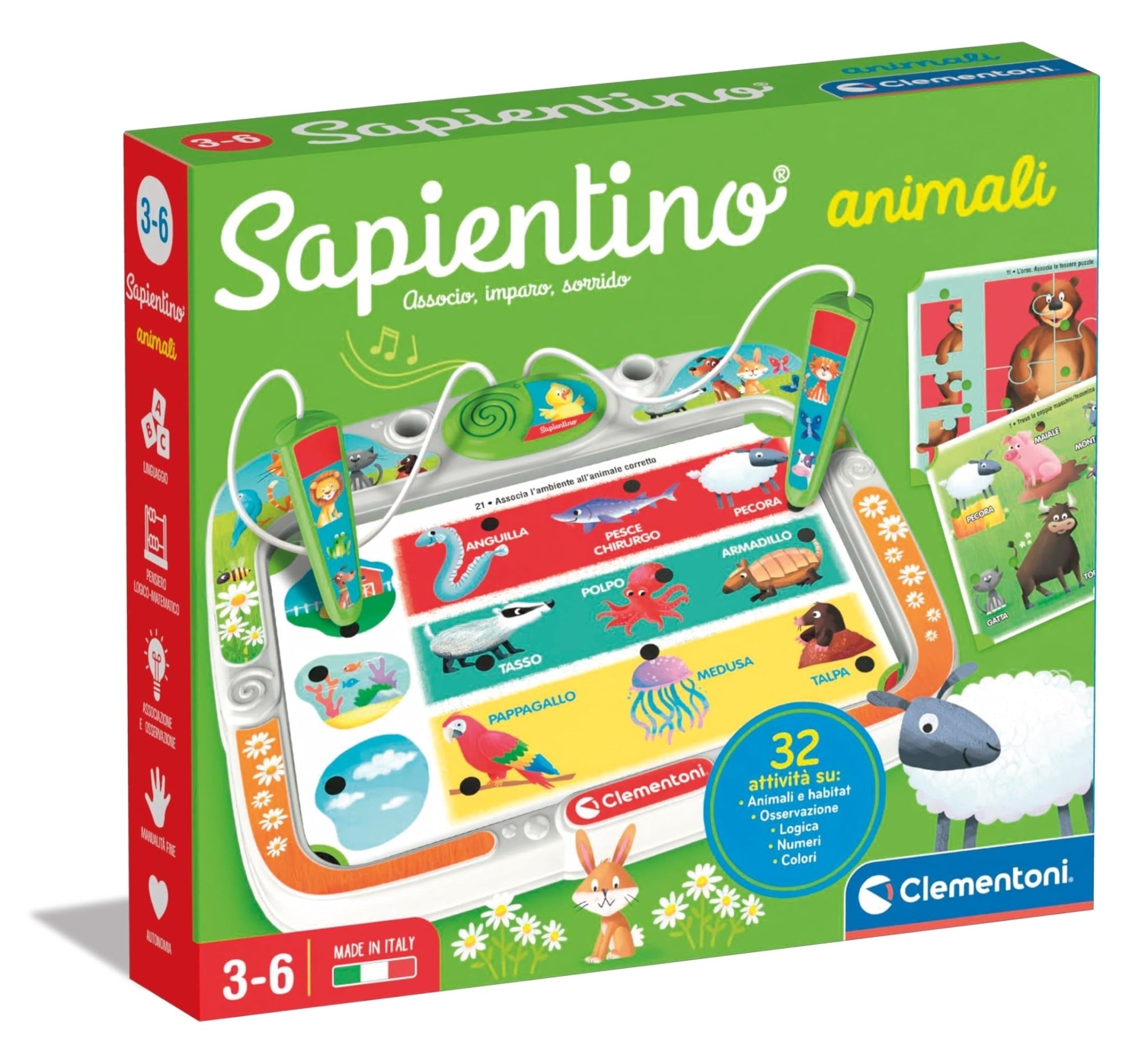 Clementoni Educativi Giochi Sapientino Sapientino Animali