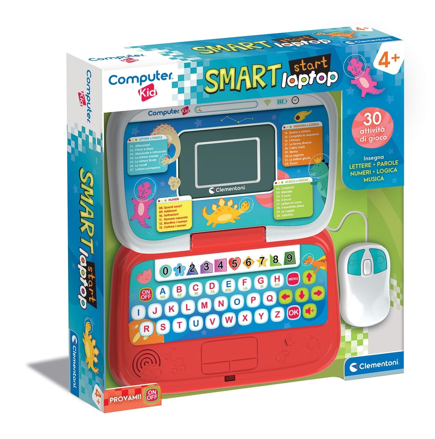 Clementoni Educativi Giochi Sapientino Ela Smart Start Laptop 4+