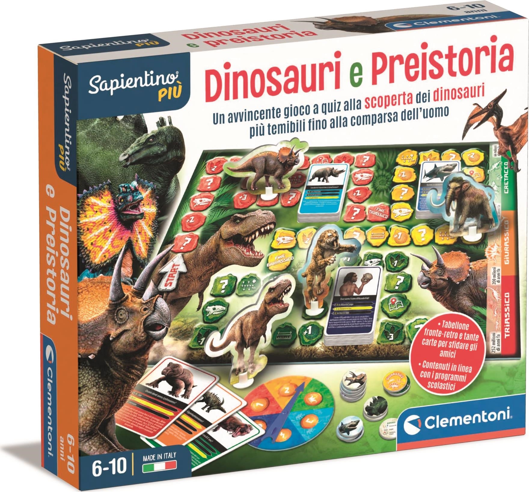 Clementoni: Giochi Sapientino Piu - Dinosauri E Preistoria (Made In Italy) (5+)