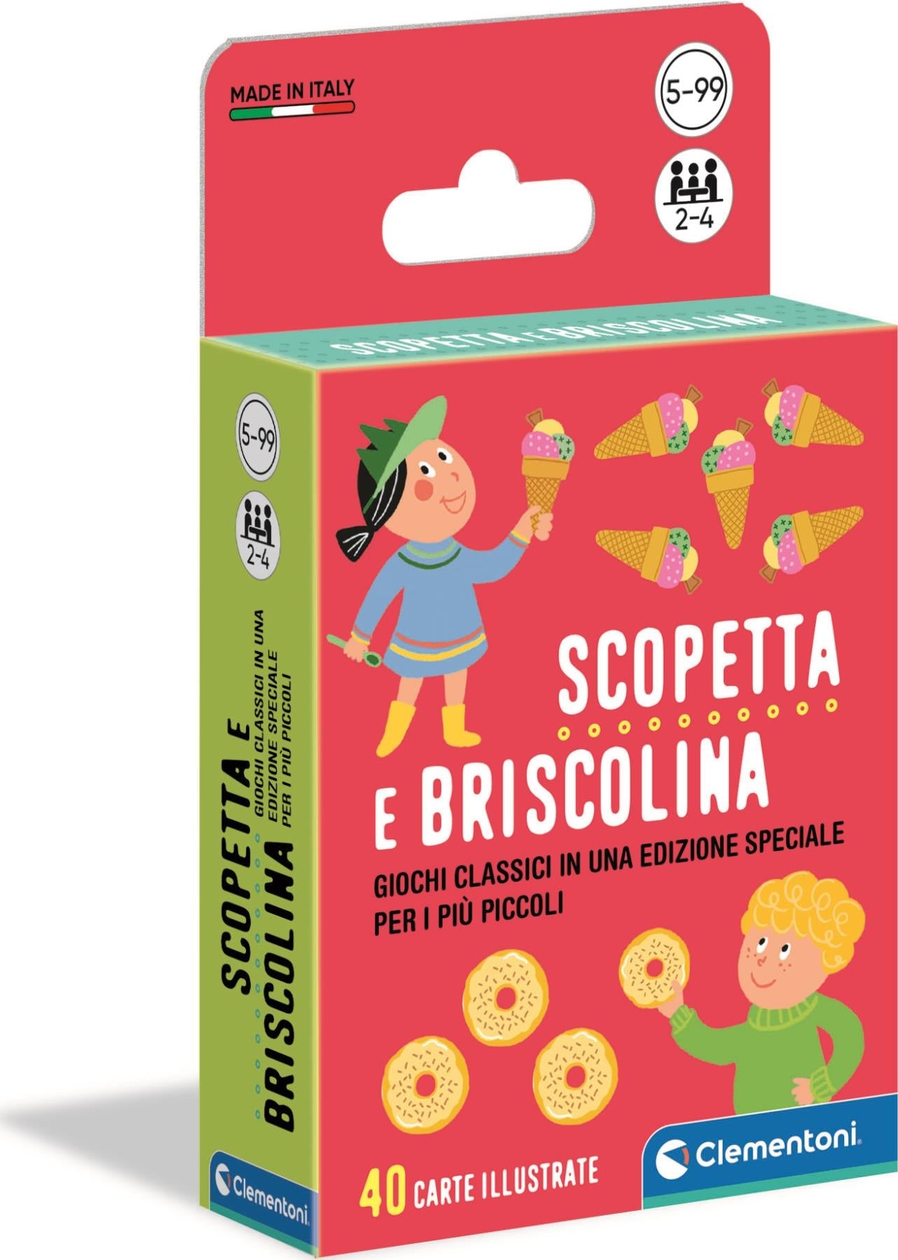 Clementoni: Giochi Di Carte Scopetta E Briscolina