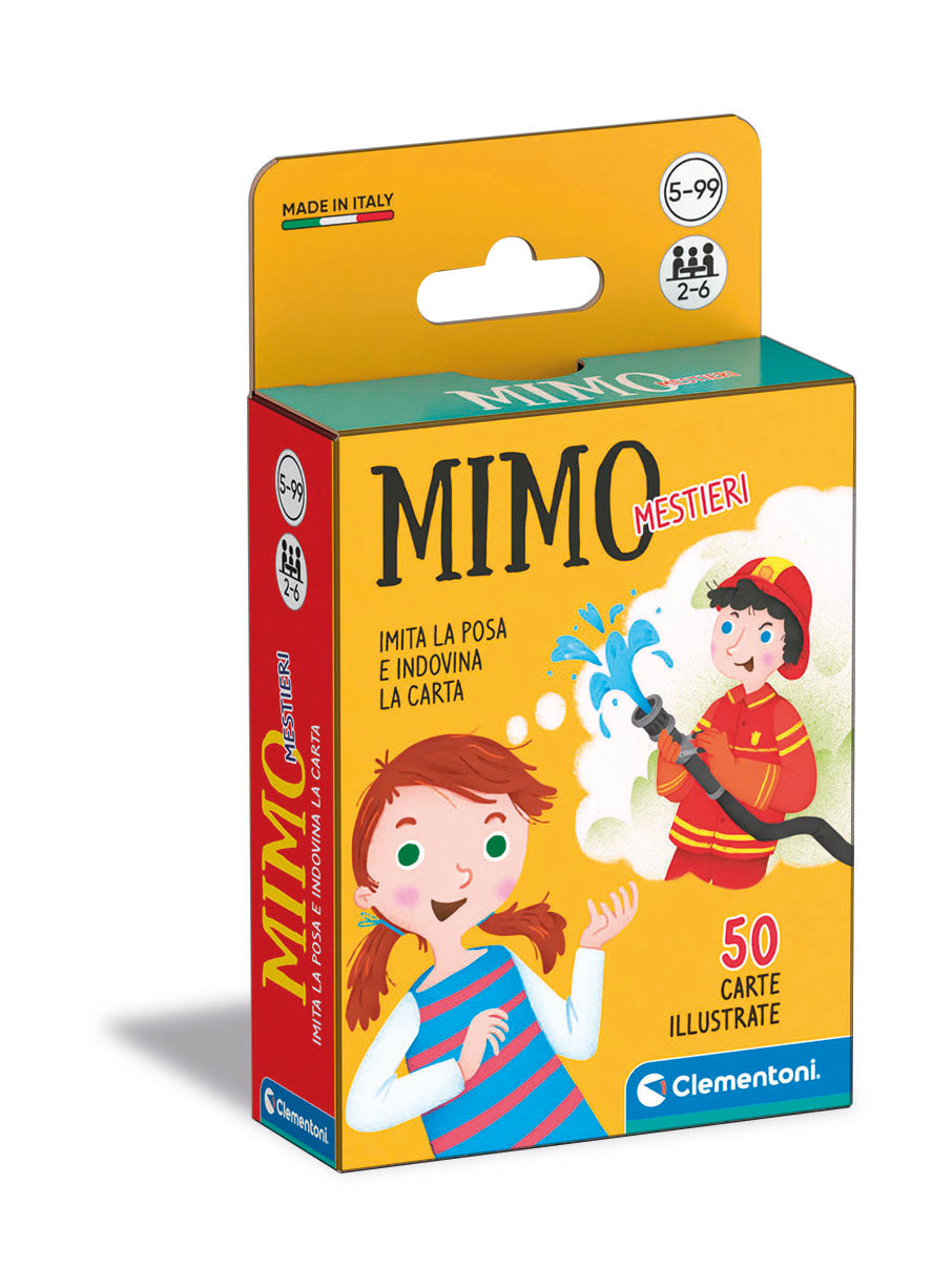 Clementoni: Board Game Carte Mimo Mestieri Made In Italy