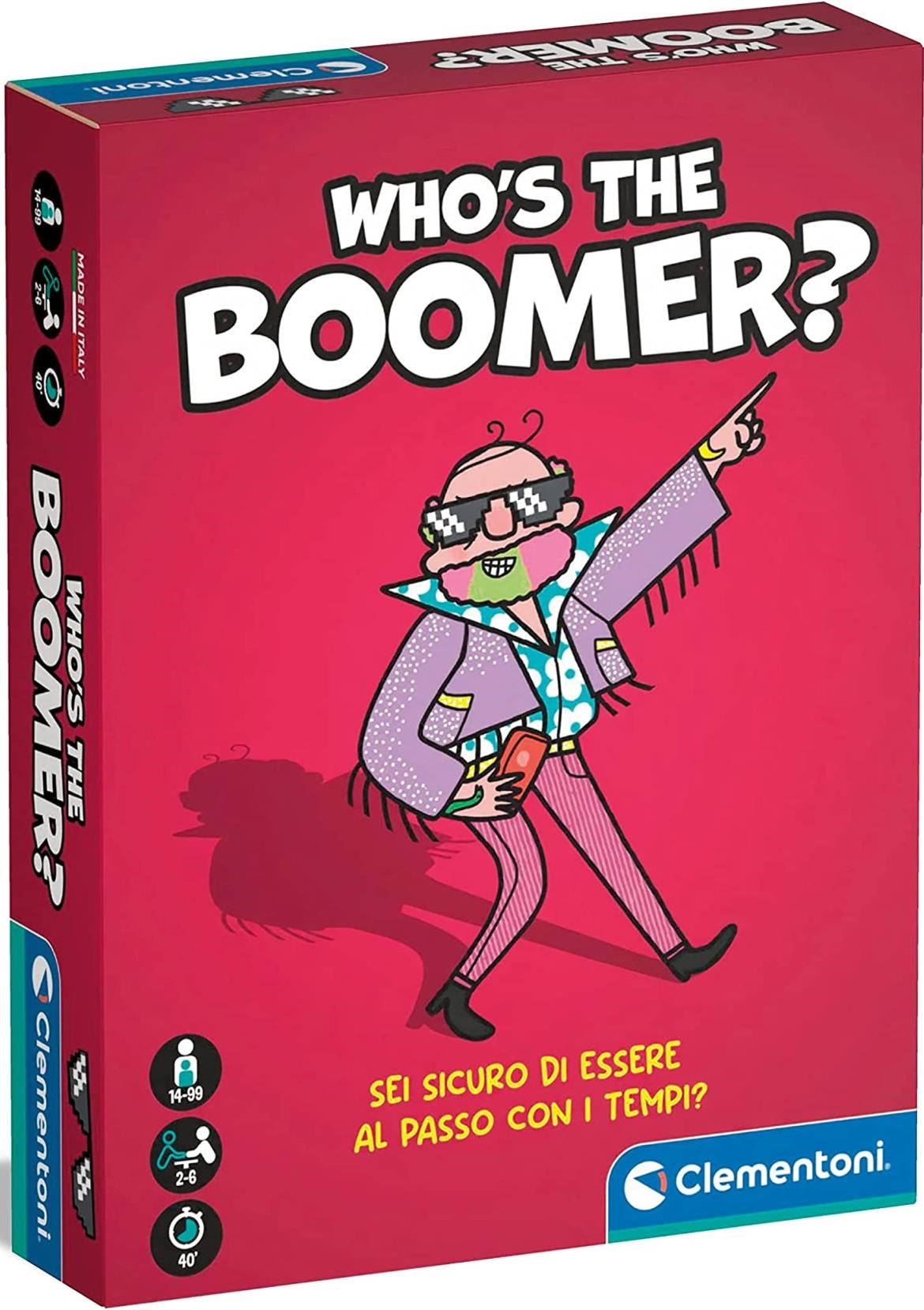 Clementoni: Ricreativi Giochi Made In Italy Party Game Boomer