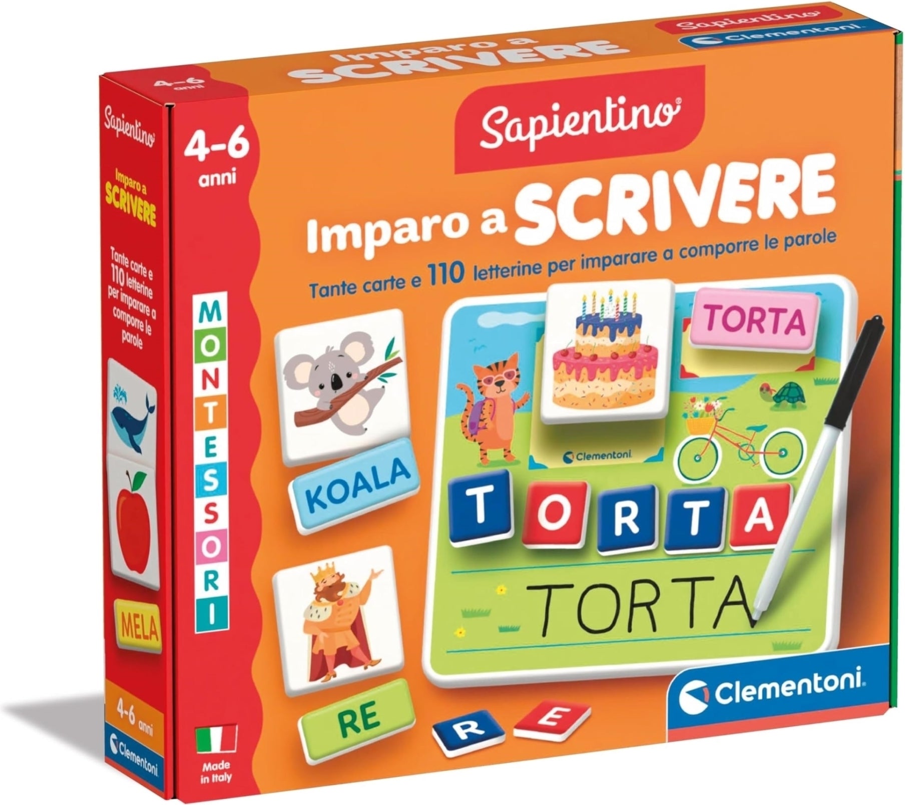 Clementoni Educativi Giochi Sapientino Montessori - Imparo A Scrivere