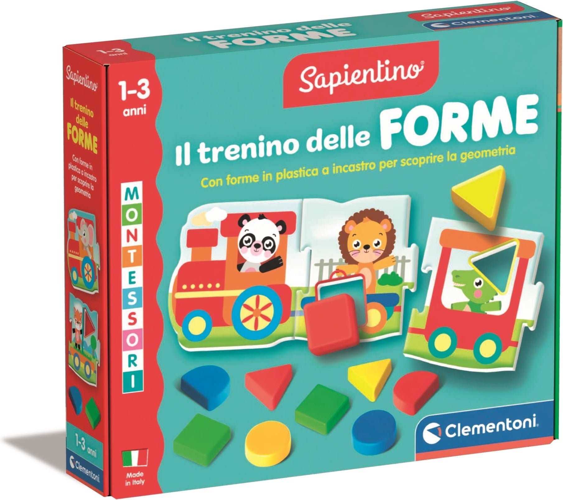 Clementoni Educativi Giochi Sapientino Montessori - Il Trenino Delle Forme