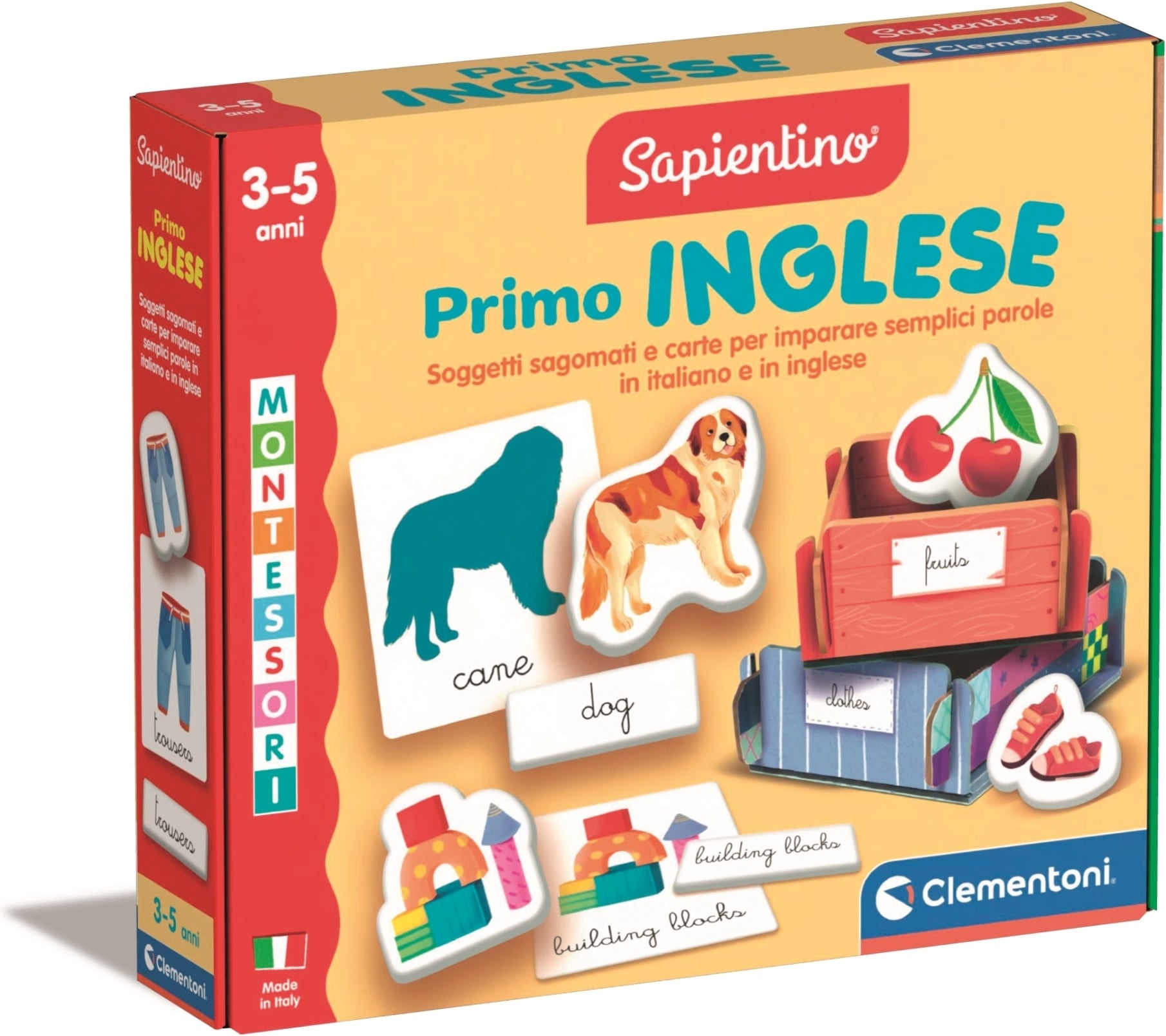 Clementoni Educativi Giochi Sapientino Montessori - Primo Inglese