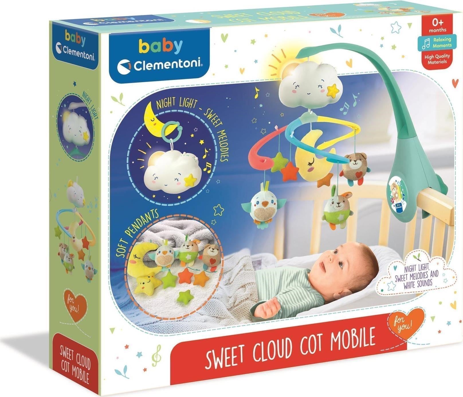 Clementoni: Baby For You Prima Infanzia Sweet Cloud Cot Mobile