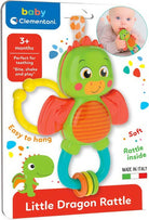 Clementoni: Baby Rattles Teething Dinosaur Made In Italy