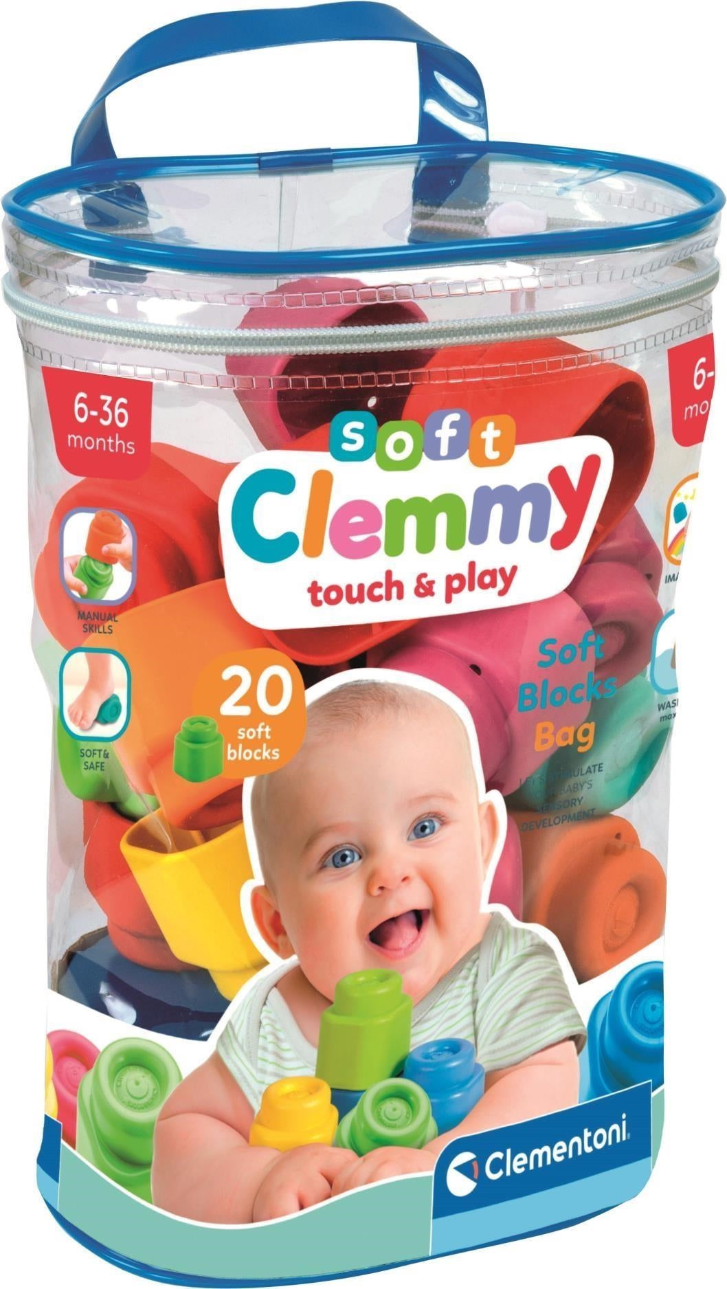 Clementoni: Clemmy Baby Sacca - 20 Mattoncini (Made In Italy) (3+)