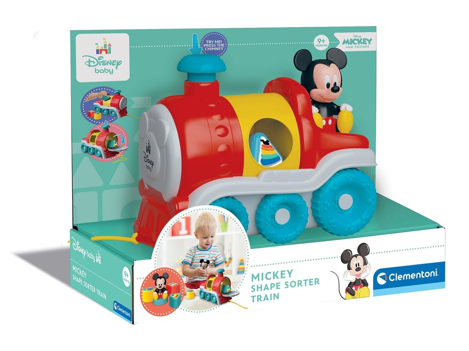 Clementoni Baby Clementoni Walt Disney Disney Shape Sorter Train