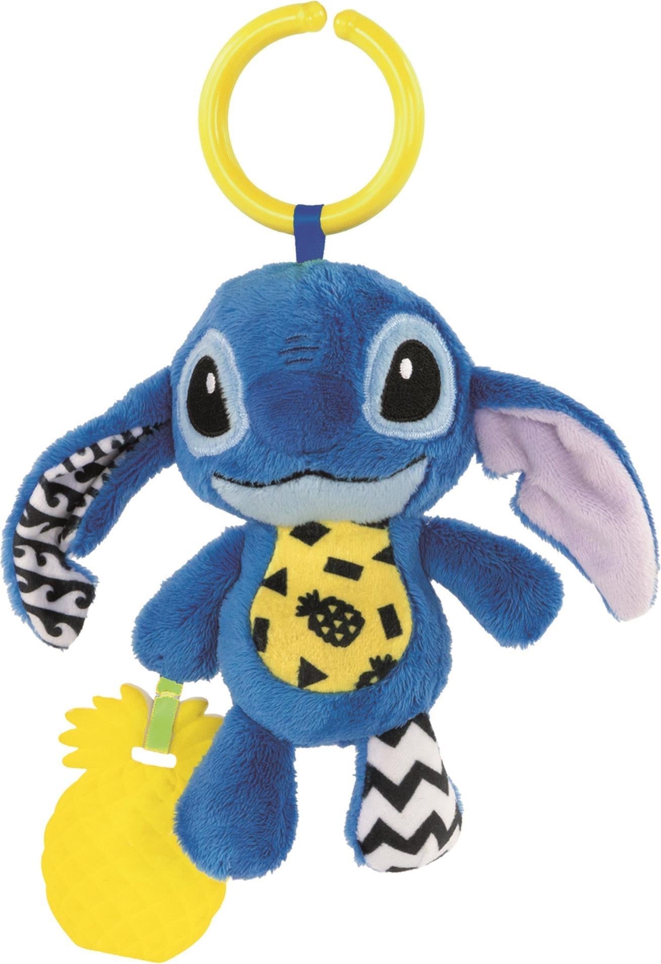 Baby Clementoni Walt Disney Stitch - Soft Rattle Made In Italy
