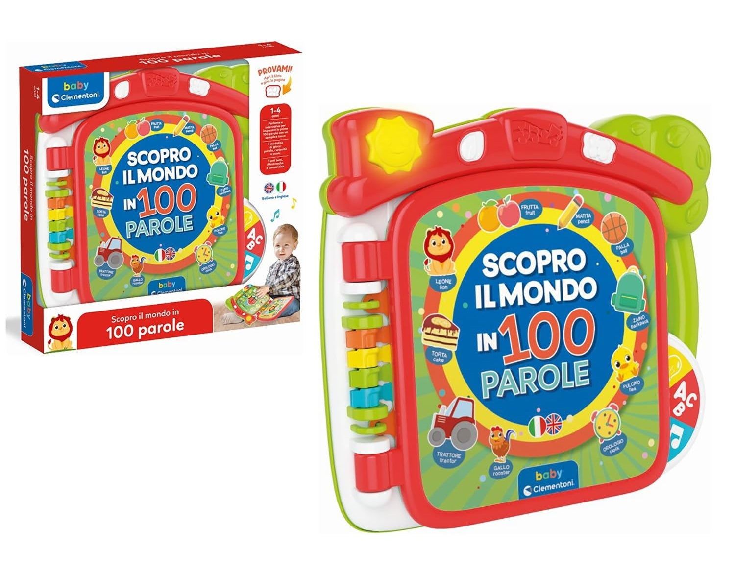 Clementoni Baby Clementoni Scopro Il Mondo In 100 Parole