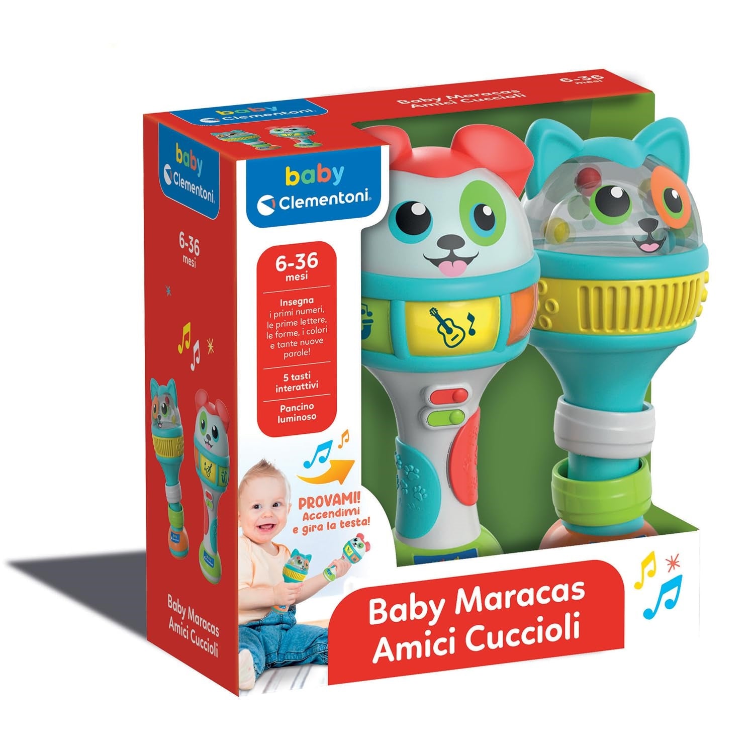 Clementoni Baby Clementoni Baby Maracas Amici Cuccioli