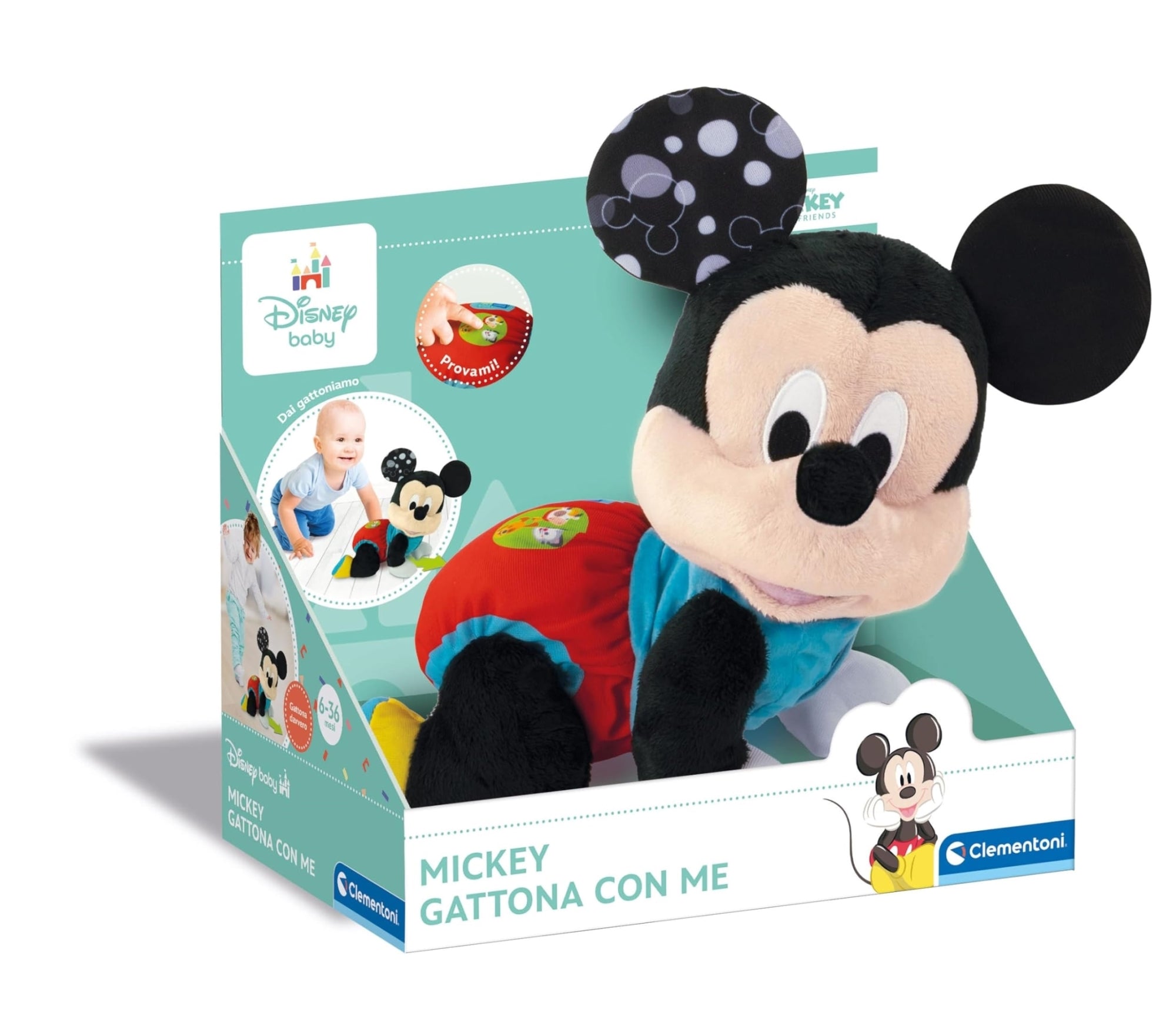 Clementoni Baby Clementoni Walt Disney Baby Mickey Gattona Con Me