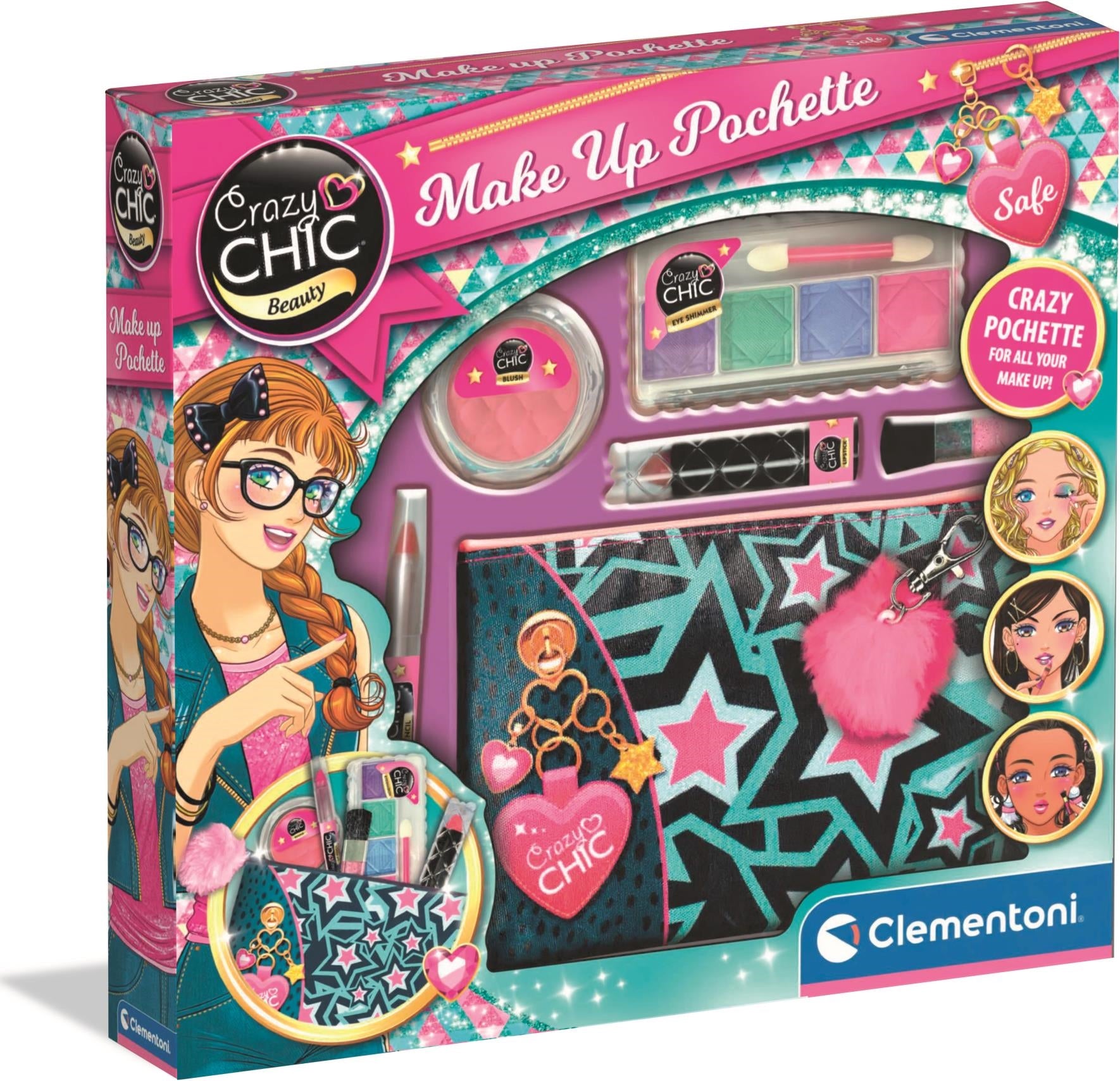 Clementoni: Trucchi Crazy Chic - Make Up Pochette