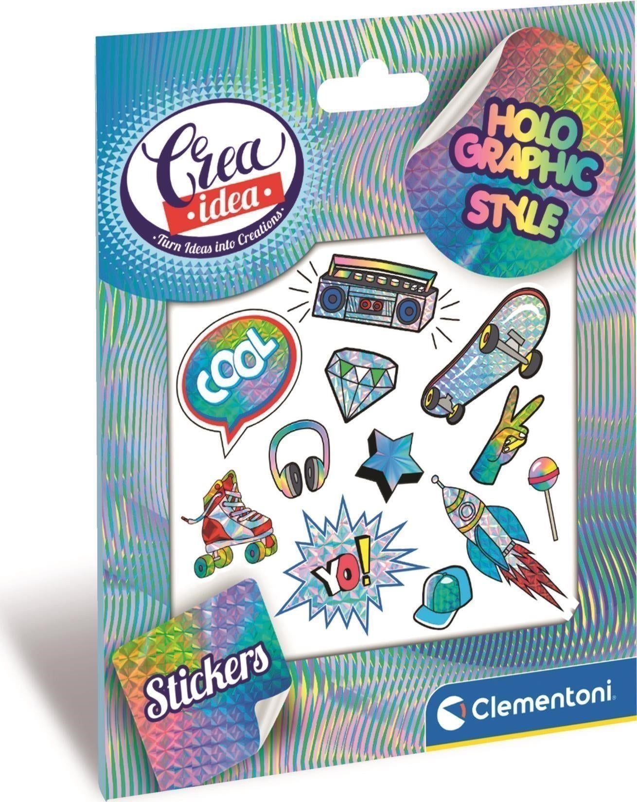Clementoni: Idea! - Stickers Olographic Made In Italy