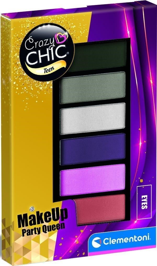Clementoni Giochi Creativi Crazy Chic Teen - Mini Trucchi Party Queen Made In Italy