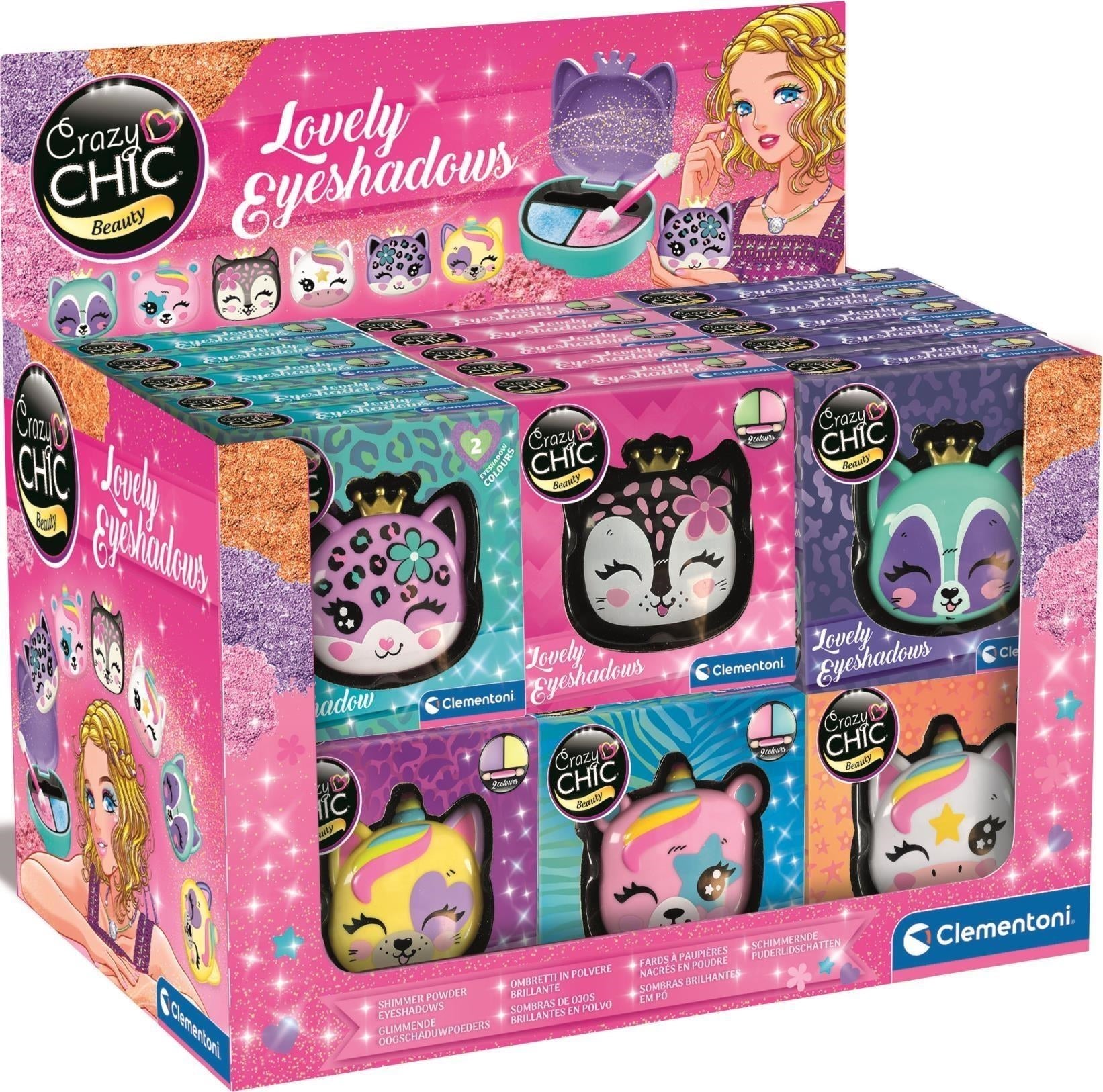 Clementoni Giochi Creativi Crazy Chic - Mini Ombretto Made In Italy (Assortimento)